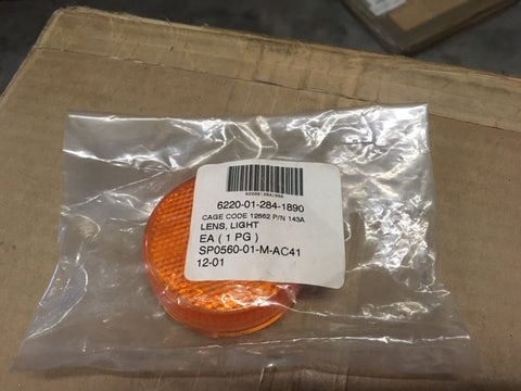 NEW Amber Clearance Marker Light DOT AP2-90, P/N:143A NSN: 6220-01-284-1890