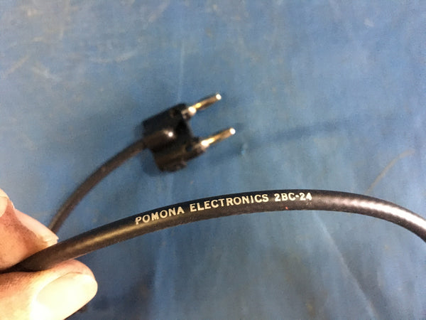 Pomona 2BC-24 405 3; 24" Double Banana Test Lead RG58C/U