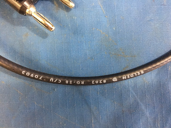 Pomona 2BC-24 405 3; 24" Double Banana Test Lead RG58C/U