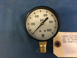 Ametek 047496 Pressure Gage 2 1/2"  0-1000psi 1/4" Npt NSN:6685-00-841-3877