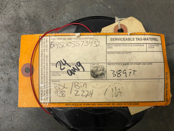 389FT NEMA-HP3 Raytheon Co Electrical Wire 24AWG NSN:6145-00-557-3432