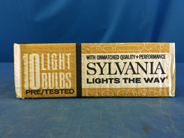 10 Bulbs Sylvania T8 15W 120V Incandescent Lamp T8 15W 120V Model:15T8C NSN:6240-00-553-8792