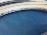 Parker-Hannifin 8010606-6-6-6-132.00 Nonmetallic Hose Assembly 10mm 1250PSI NSN:4720-00-490-6313