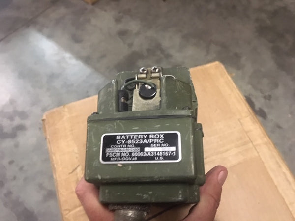 Used Battery Box PRC CY-8523A/PRC for Military Radio NSN: 6160-01-284-4200