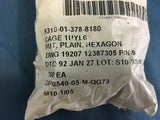 (100) U.S Army Tank Automotive Command 12387305-9 Hexagon Plain Nut NSN:5310-01-378-8180