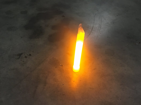 (10) ChemLight Super High Intensity Tactical Lights, Orange NSN:6260-01-247-0363 Model:9-03630