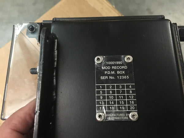 General Dynamics Land Systems MRAP Distribution Box NSN:6110-01-557-0609  Model:ABE0063