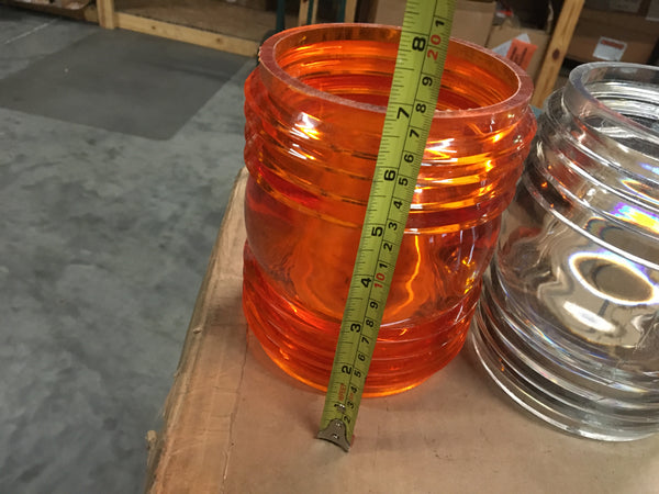 NOS Military Orange Indicator Light Lens