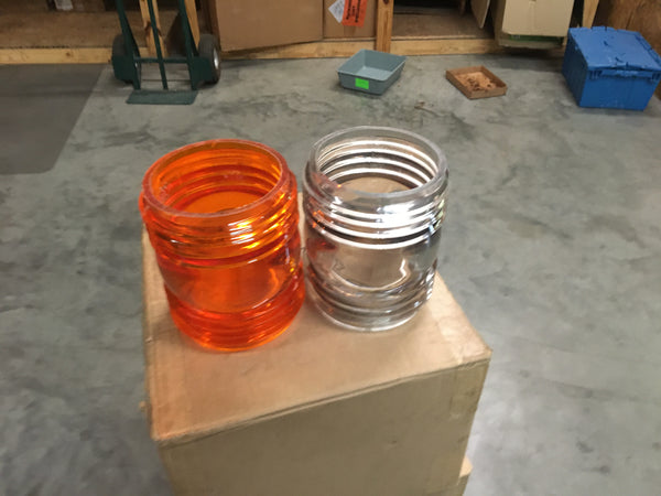 NOS Military Orange Indicator Light Lens