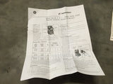 General Electric CR309B002 Size 00 Reversing Motor Starter 9Amp 600V-AC 1.5HP NSN:6110-00-544-1456 P/N:068824