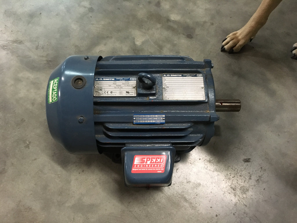 5 HP A.O Smith Century E-Plus AC Motor 3PH 50/60HZ P/N:F-391327-64
