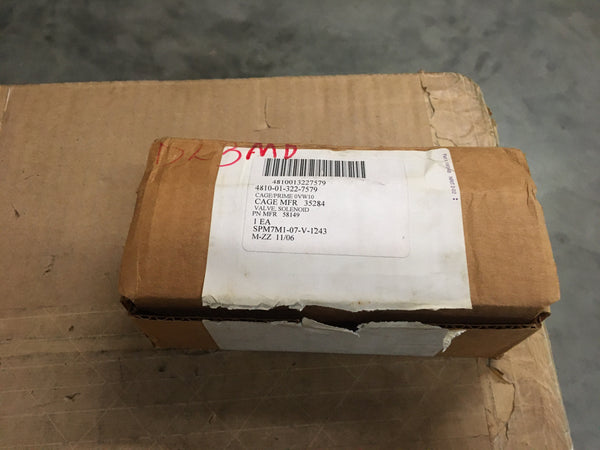 Volvo Motor Graders Solenoid Valve NSN:4810-01-322-7579 P/N:58149 Model:7324553F1