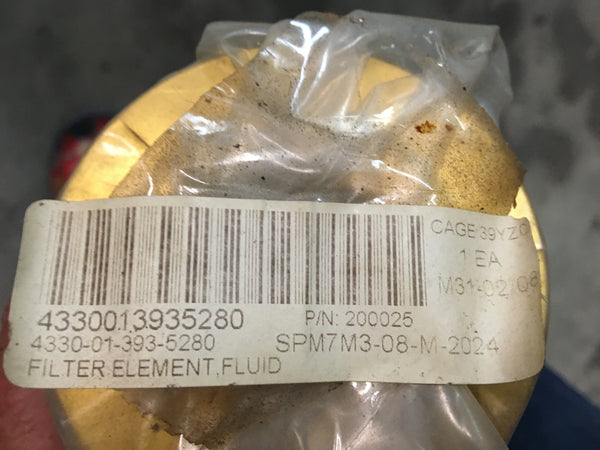 Fluid Filter Element NSN:4330-01-393-5280 P/N:200025