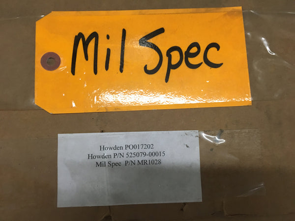 NOS Military Spec Howden Motor,1/3HP 440V 3600 RPM 3PH 0.5AMP  NSN:6105-01-455-0407 P/N: MR1028 P/N:525079-00015