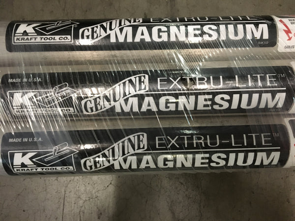 Kraft Tool, 4FT Magnesium Bull Float Concrete Threaded Handle #CC224
