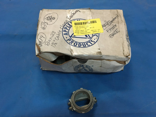 (23) Appleton Electric 1 1/2" Twin-Screw Cable Clamp Bushing, Nm/SE Clamp Type