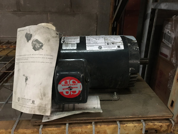 US Motors U32E2DC, 1.5HP, 3PH, 1425RPM, 208-230/460V Model:AF22 NSN:610500MOTOR E