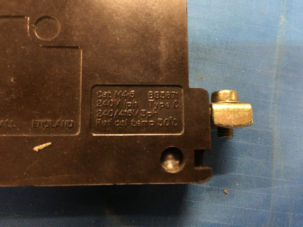 Crabtree Type C50, Cat:M4-5 BS3871,240V 1PH, 240/415V 3PH