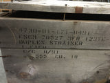 Staples and Peeiffer Inc, Sediment Strainer NSN:4730-01-171-8491 P/N:123YF-5 IN DPLX