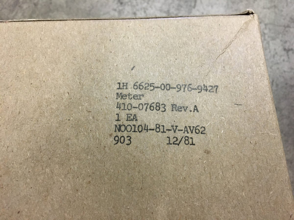 NOS Jetronic MICROMHOS 0-30,000 Ammeter Model:TV-108U  NSN:6625-00-976-9427 Model:410-07683REVA