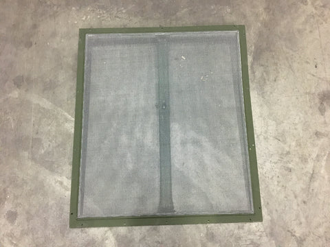 NOS Metal Window Screen for Cargo Truck, 2 1/2 Ton,  6X6  NSN:5670-00-449-5071 P/N:10871897