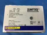 Square D Water Pump Pressure Switch 20-40 PSI P/N:9013FSG2J20P NSN:5930-00-488-6779