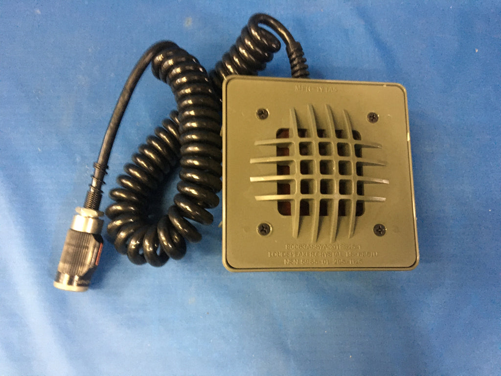 NOS Harris Corp Crystal Loudspeaker NSN: 5965-01-295-1125  P/N:LS-685/U  Model:A3018825