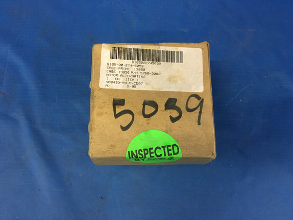 Eastern Air Devices Gear Motor 400 HZ, Ratio 90T01 P/N:GT25AHX-5 NSN:6105-00-274-5059