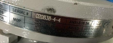  Kace Model T1R900-SOEG/H-B Valve 