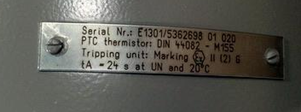 15KW Siemens Electric Motor P/N:1MJ61642CA94-Z 380/660V/50hz